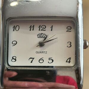 🦋10/$20🦋 USS Silver/Orange Women's Cuff Watch